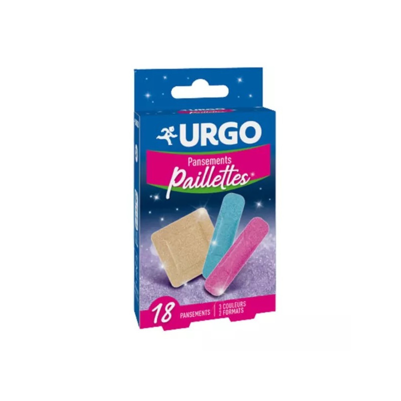 URGO PANSEMENTS PAILLETTES 18 APÓSITOS