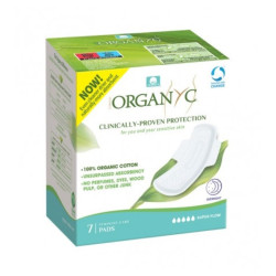 ORGANYC COMPRESAS CON ALAS NOCHE 7 UNIDADES