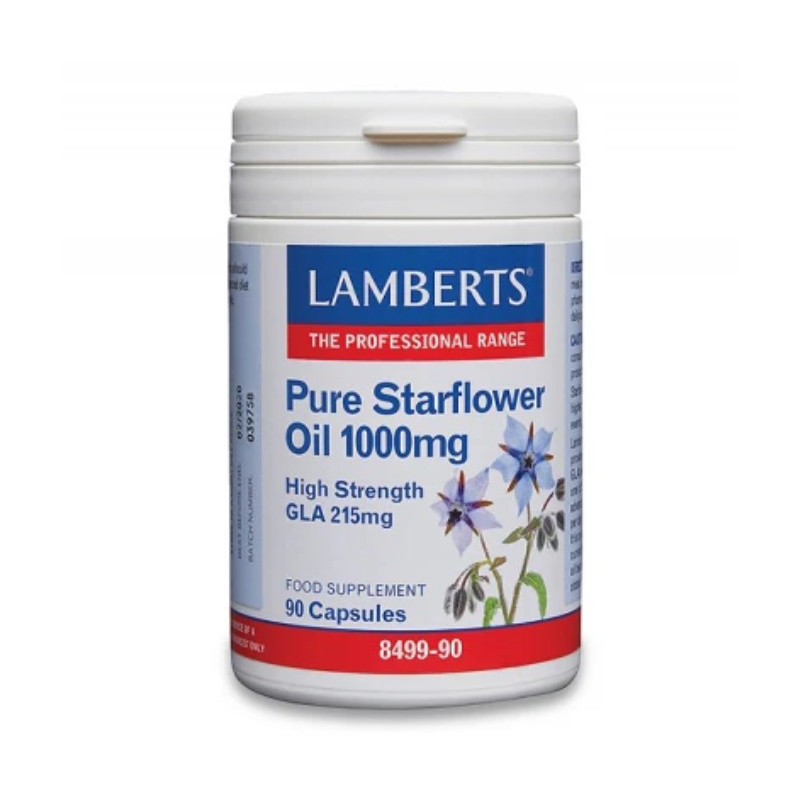 LAMBERTS ACEITE DE BORRAJA PURO 1000MG 90 CÁPSULAS