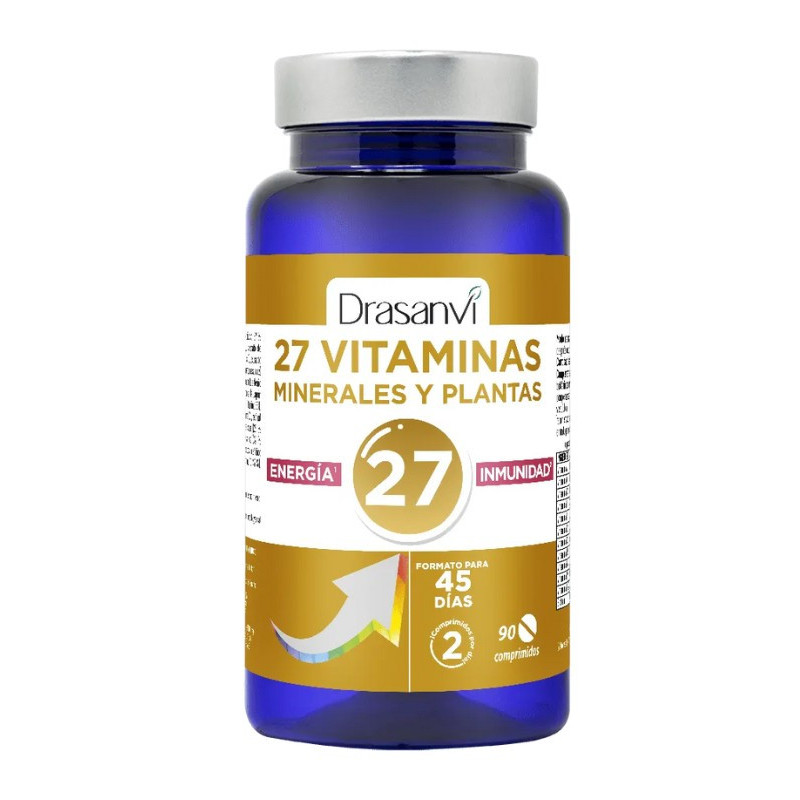 DRASANVI 27 VITAMINAS MINERALES Y PLANTAS INMUNIDAD 90 COMP