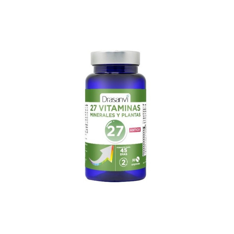 DRASANVI 27 VITAMINAS MINERALES Y PLANTAS ANTIOX 90 COMP