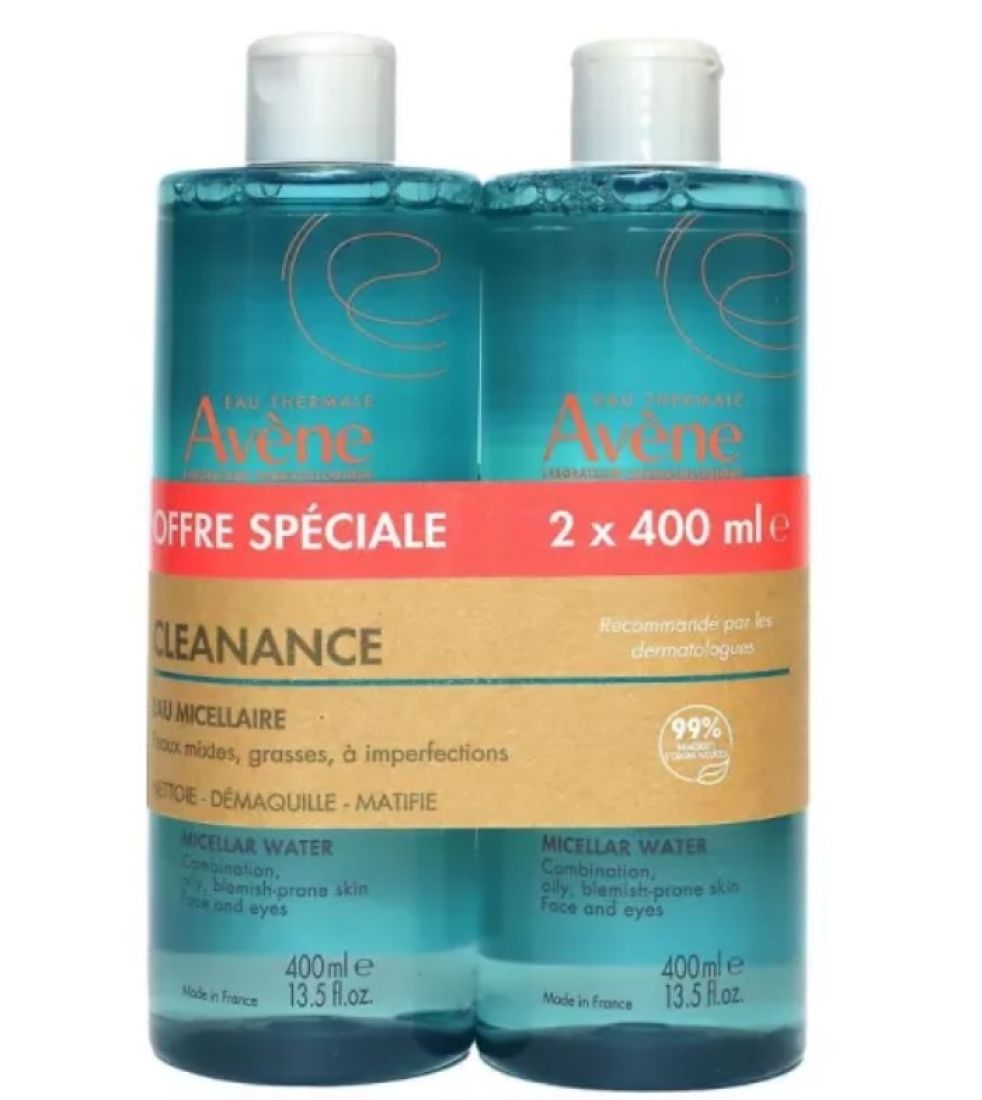 AVENE CLEANANCE AGUA MICELAR 2 X 400ML
