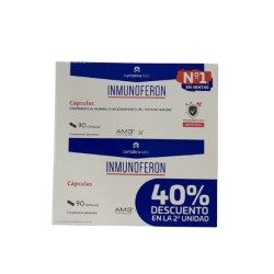 CANTABRIALABS INMUNOFERON PACK 90 CÁPSULAS X 2
