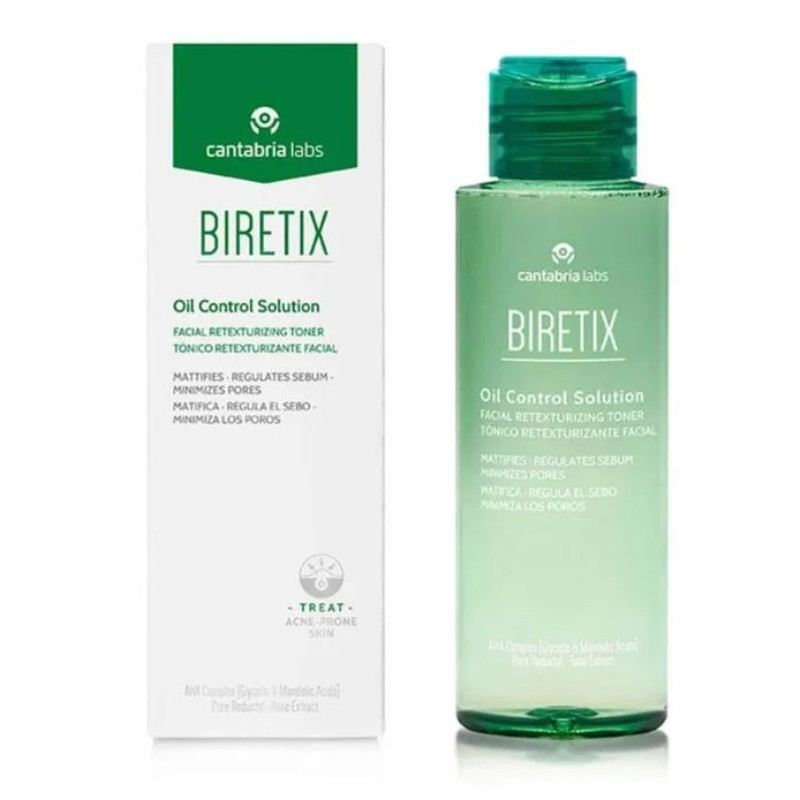 BIRETIX OIL CONTROL SOLUTION TONICO RETEXTURIZANTE FACIAL 100 ML