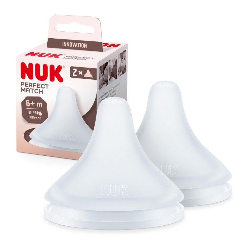 NUK PERFECT MATCH TETINA 6+ FLUJO U X 2