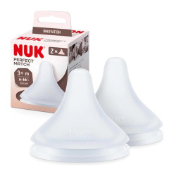 NUK TETINA PERFECT MATCH 3+M FLUJO M X 2