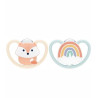NUK CHUPETE SPACE 0-6M SILICONA X 2