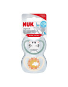 NUK CHUPETE SPACE 6-18M SILICONA X 2
