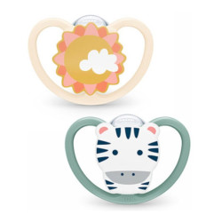 NUK CHUPETE SPACE 18-36M SILICONA
