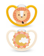 NUK CHUPETE SPACE 18-36M SILICONA X 2