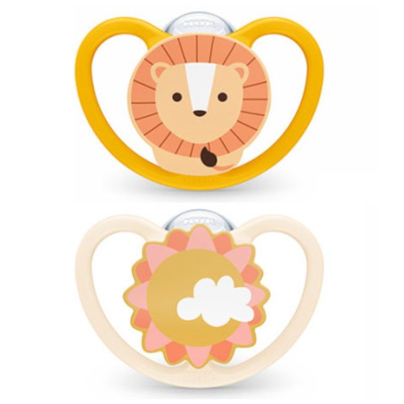 NUK CHUPETE SPACE 18-36M SILICONA X 2