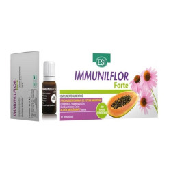 ESI IMMUNILFLOR FORTE 12 AMPOLLAS SABOR PAPAYA