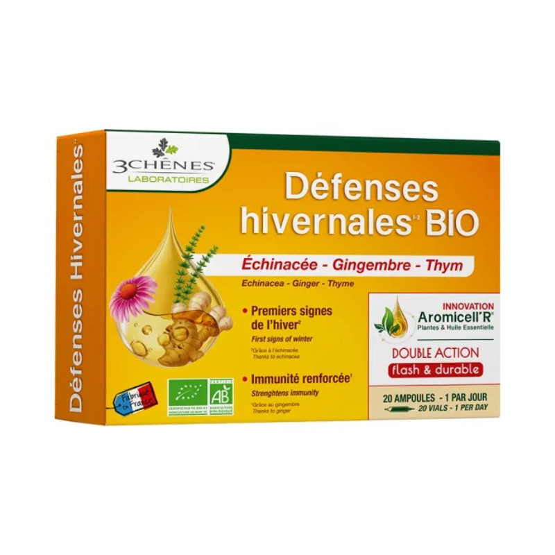 3 CHENES BIO DEFENSES HIVERNALES BIO 20AMPOLLAS