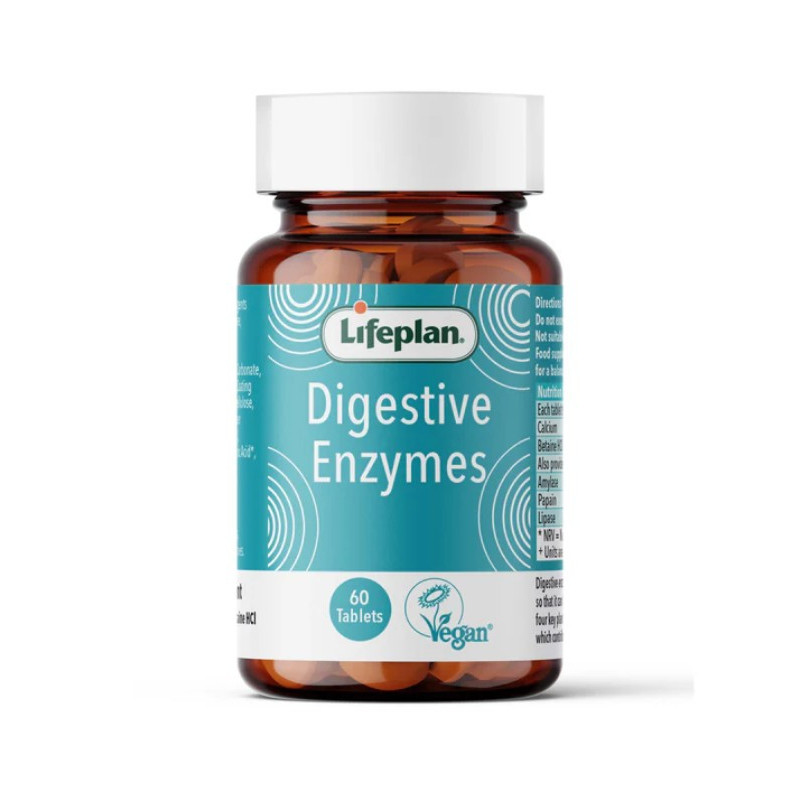 LIFEPLAN ENZIMAS DIGESTIVAS 60 TABLETAS