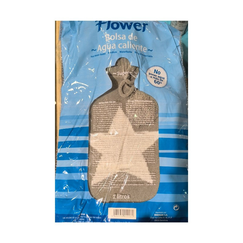 THE FLOWER BOLSA DE AGUA CALIENTE 2 LITROS GRIS