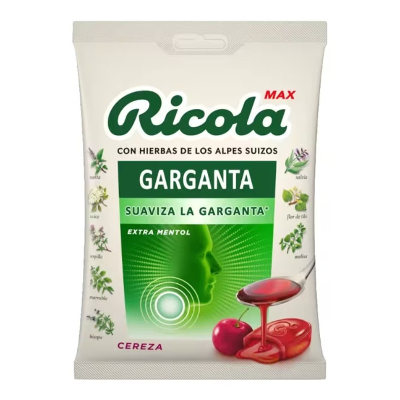 RICOLA MAX CARAMELOS GARGANTA CEREZA 68 GR