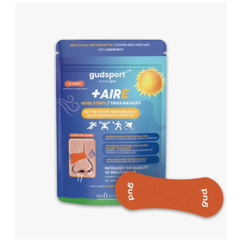 GUDSLIP+ AIRE TIRAS NASALES NARANJA 30 TIRAS