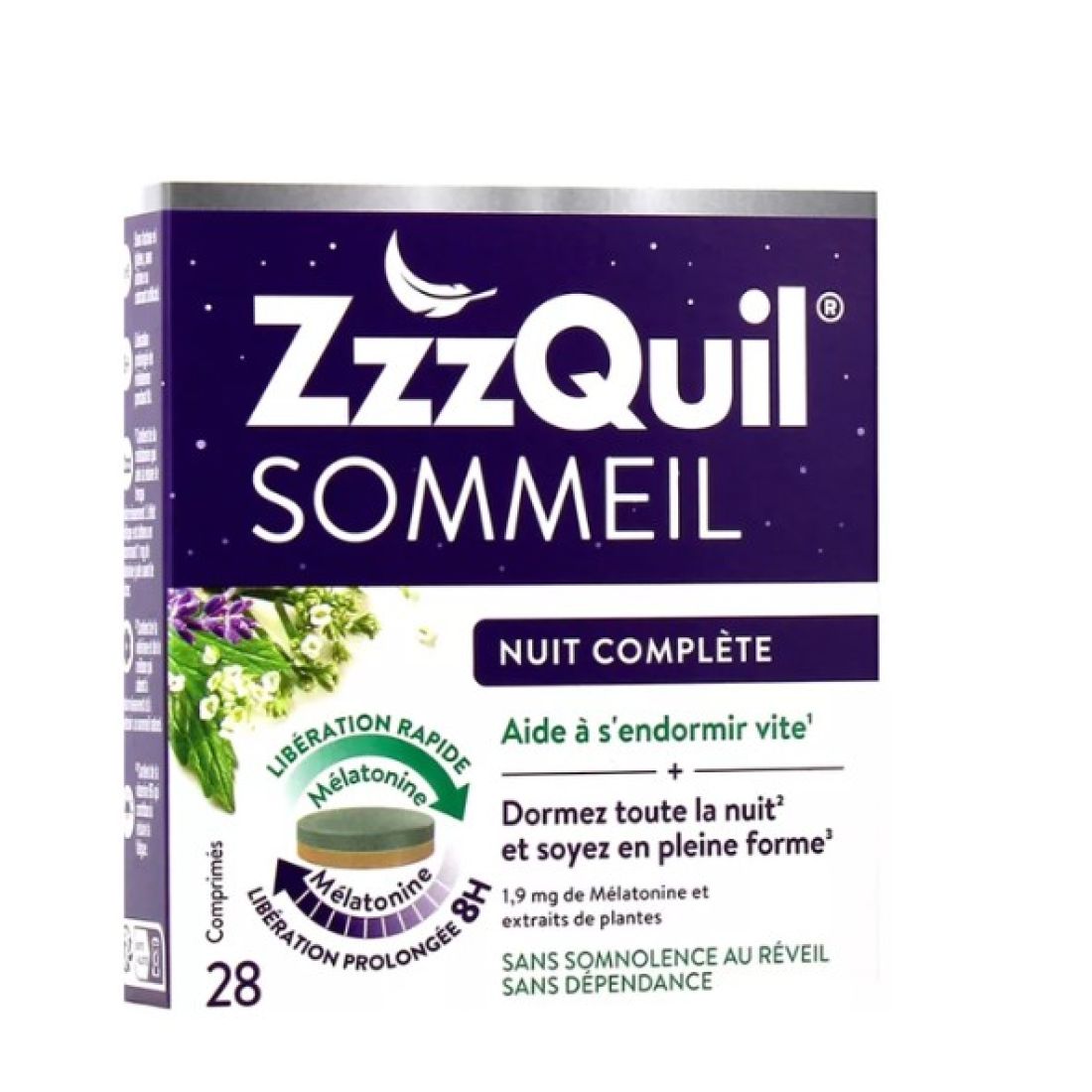ZZZQUIL SOMMEIL NUIT COMPLETE 28 COMPRIMIDOS