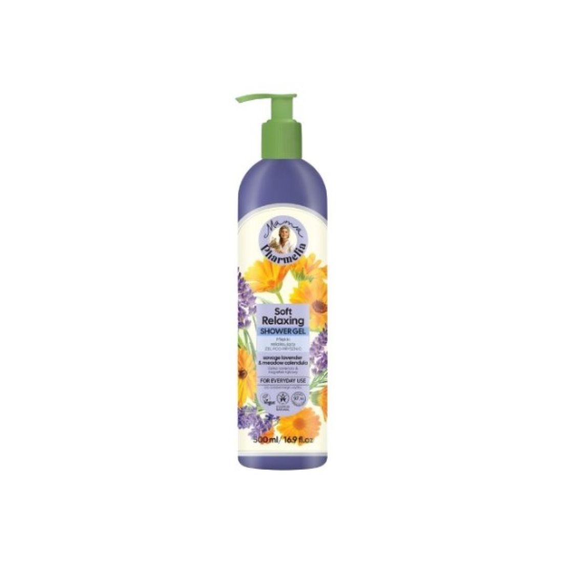 MAMA PHARMELIA SUAVE&RELAJANTE GEL DE DUCHA LAVANDA Y CALENDULA 500ML