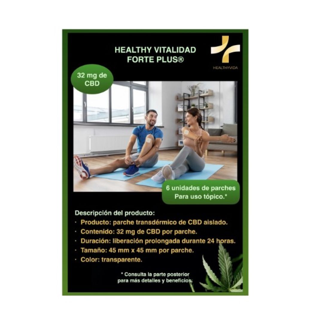 PARCHE BIO CB 32 MG 6 UNIDADES