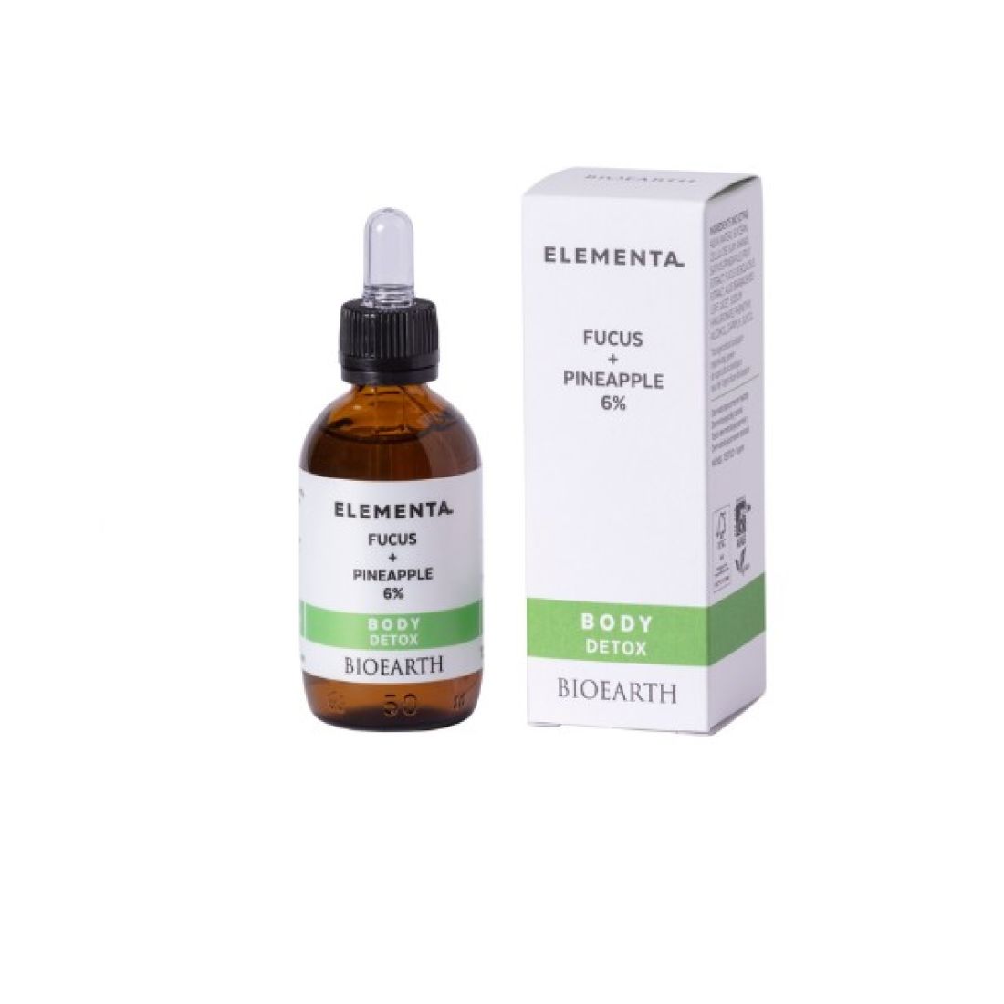 BIOEARTH ELEMENTAL FUCUS +PINEAPPLE BODY DETOX 50ML