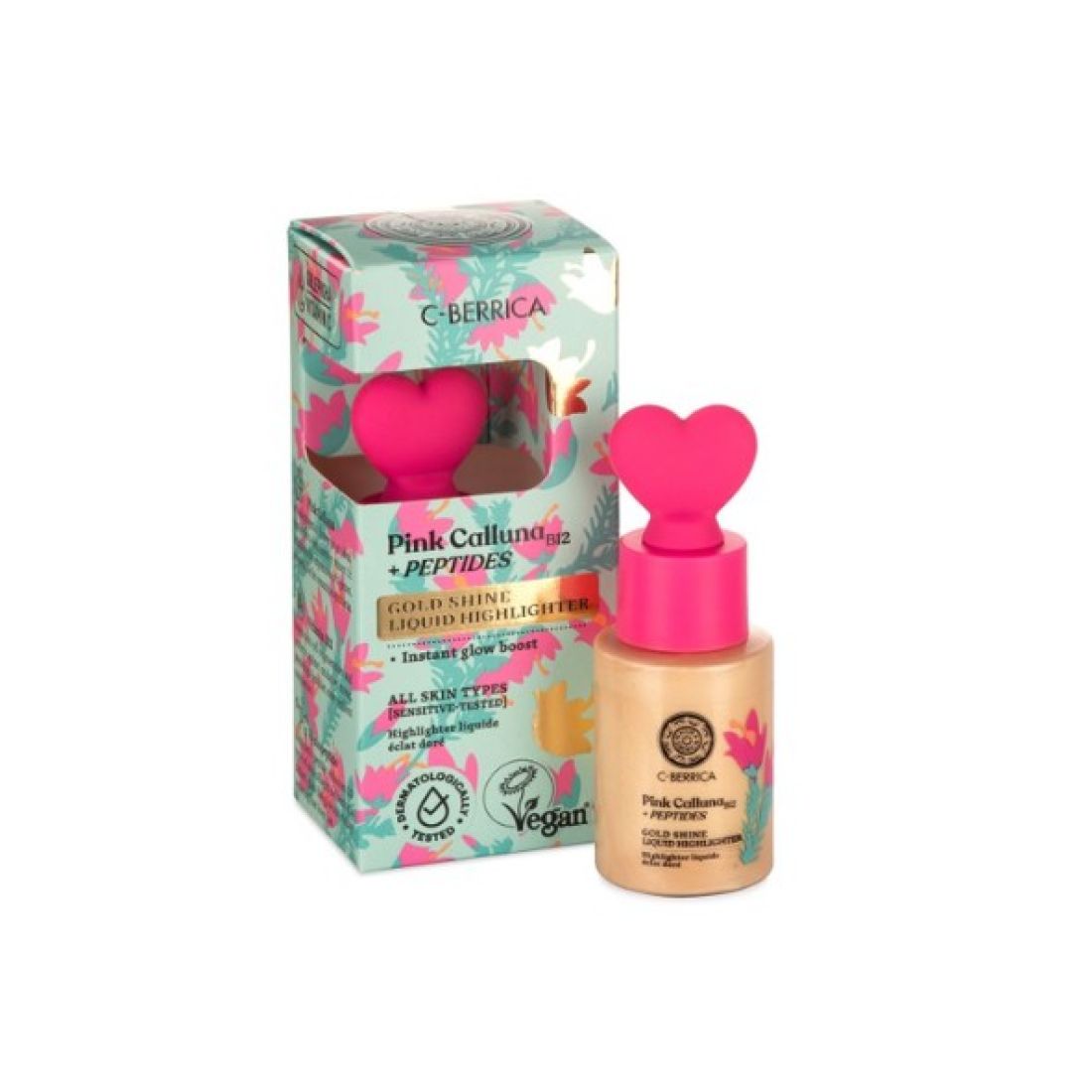 Pink calluna iluminador líquido 30ML GOLD SHINE