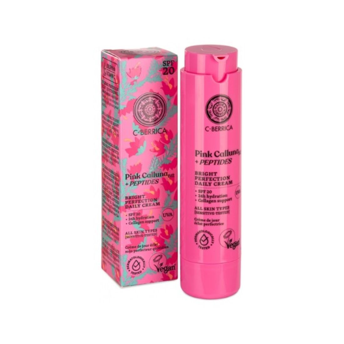 Pink Calluna Crema de día iluminadora con SPF20