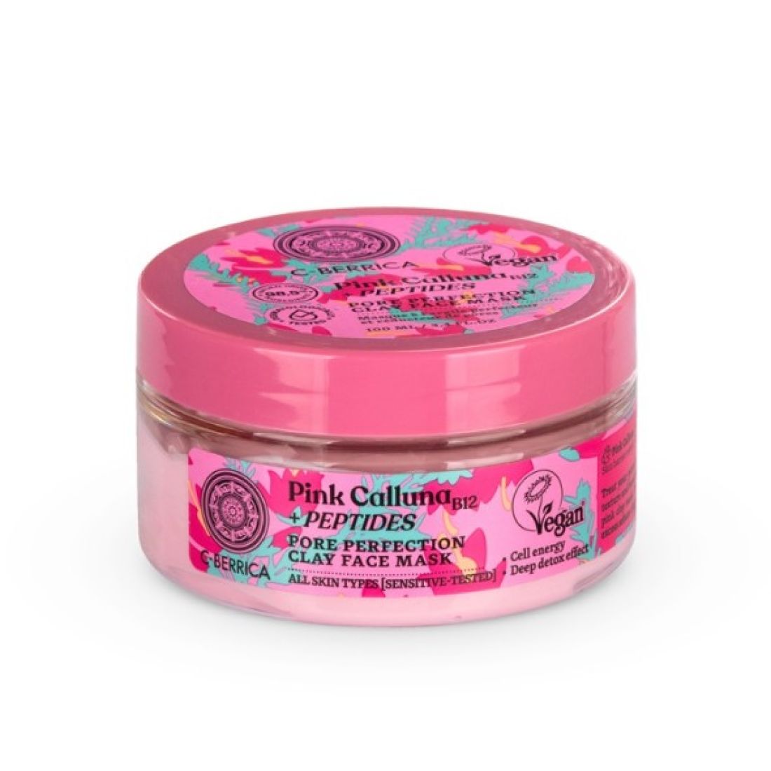 PINK CALLUNA MASCARILLA FACIAL DE ARCILLA  POROS PERFECTOS 100ML