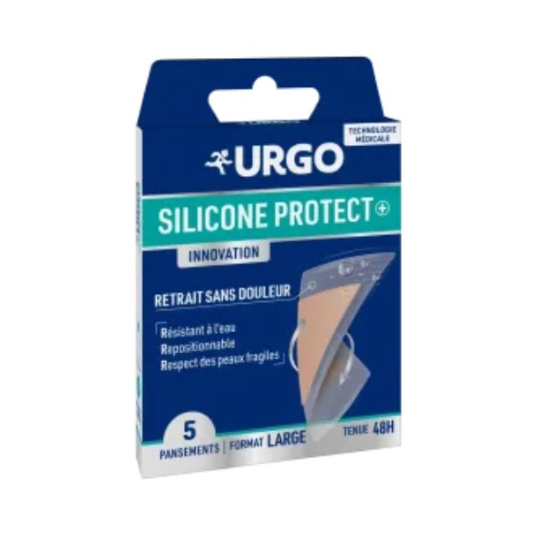 URGO SILICONA PROTECT LARGE 5 PANSEMENTS