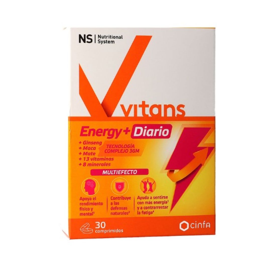 NS VITANS ENERGY6 + DIARIO 30 COMP