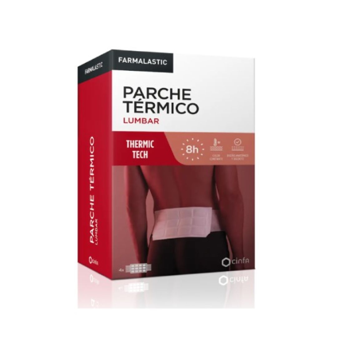 FARMALASTIC PARCHE TÉRMICO LUMBAR 8H