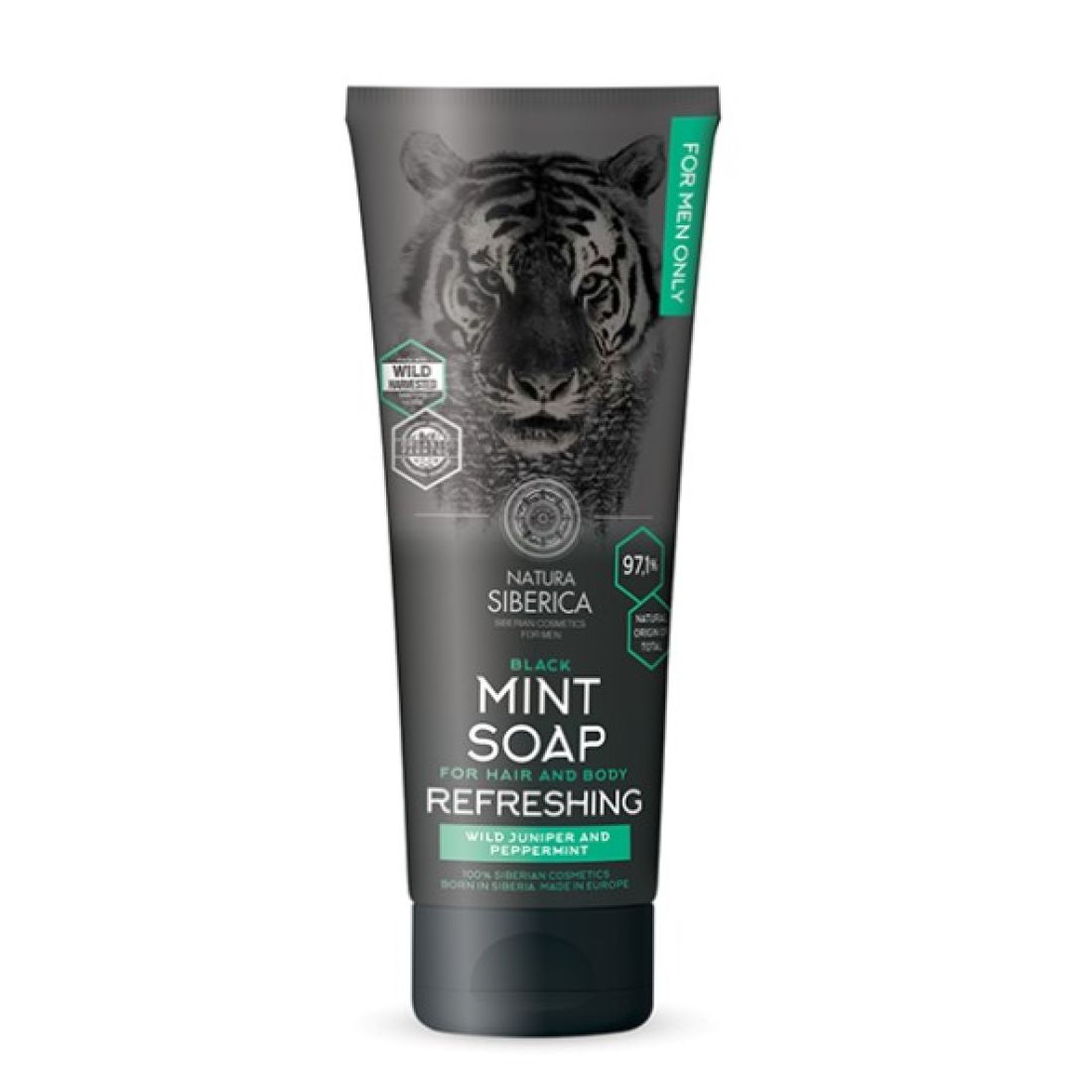 NATURA SIBERICA JABON DE MENTA PARA CABELLO&CUERPO 200ML