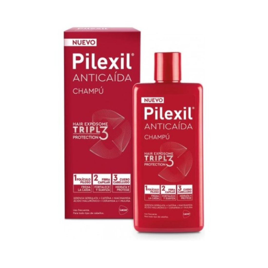 PILEXIL ANTICAIDA CHAMPU TRIPLE PROTECTION 450ML