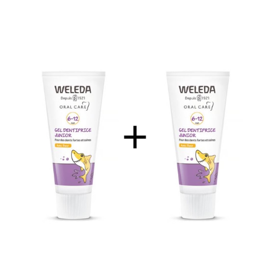 WELEDA GEL DENTIDRICE JUNIOR 6-12ANYS 50ML X2
