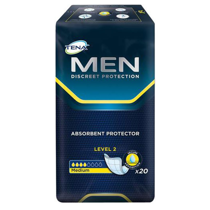 Tena Men Protectores Absorbentes Medium 20 unidades