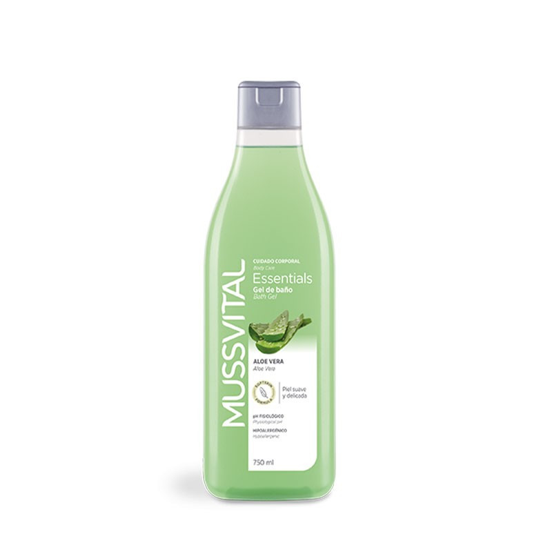 Mussvital Essentials Aloe Vera Gel de Baño 750ml