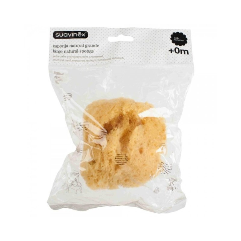 Suavinex esponja natural grande