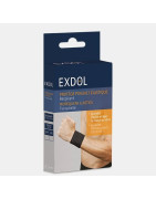 exdol muñequera negro Talla1 S/M