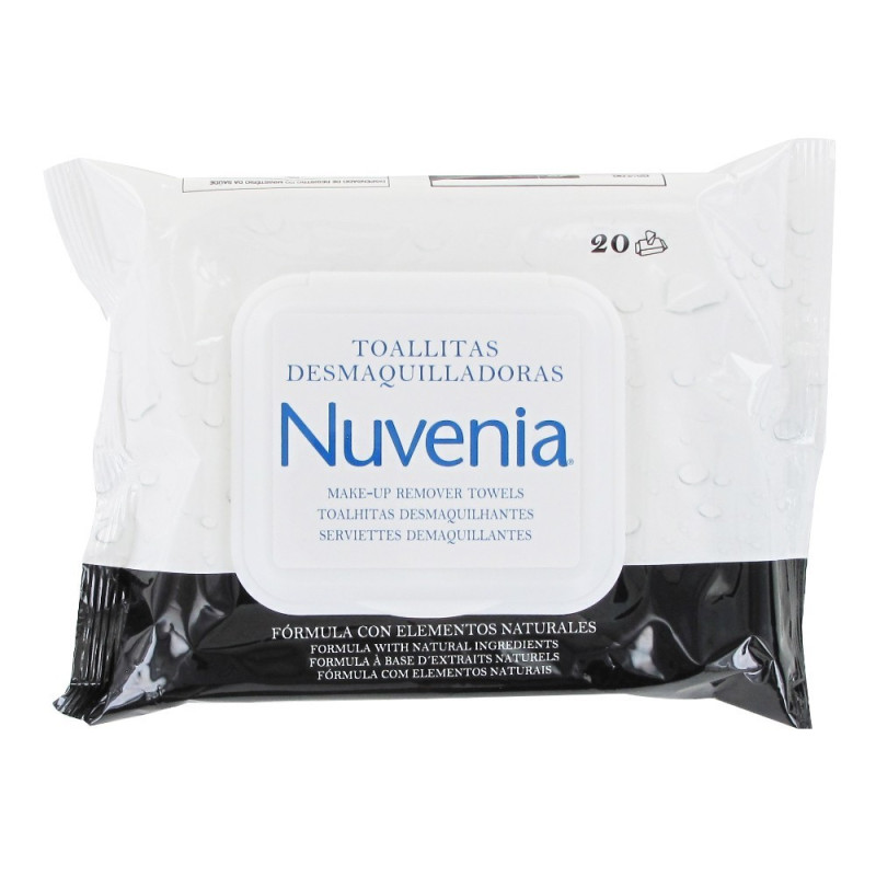 Nuvenia toallitas desmaquillantes 20unidades