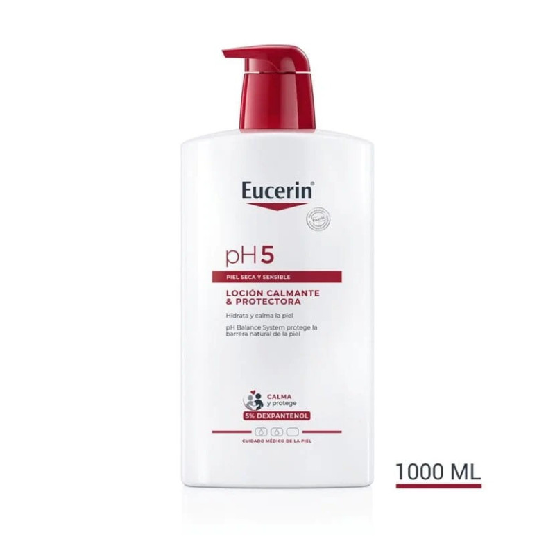 Eucerin pH5 Loción Hidratante Piel Seca y Sensible 1000ml