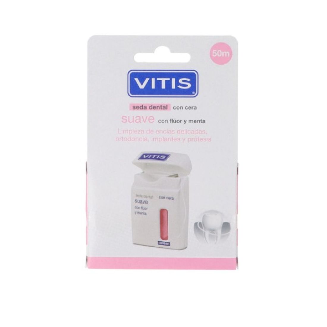 VITIS SEDA DENTAL CON CERA SUAVE 50M