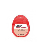 Lacer seda dental con cera y fluor 50m