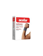 Muñequera con Velcro Gris grande Acofar 21-23cm