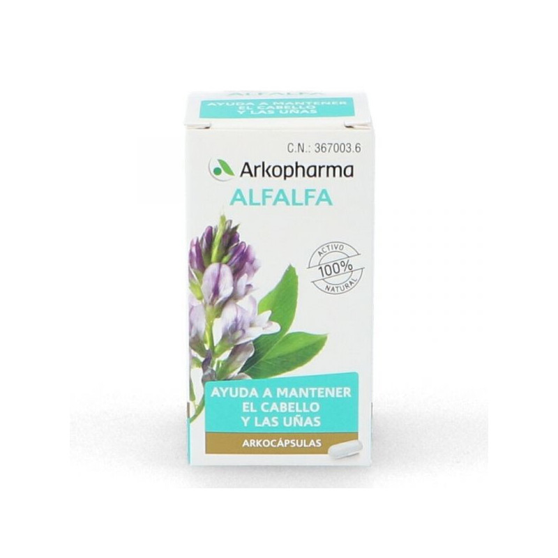 Arkocapsulas Alfalfa Cabello y Uñas 45 cápsulas