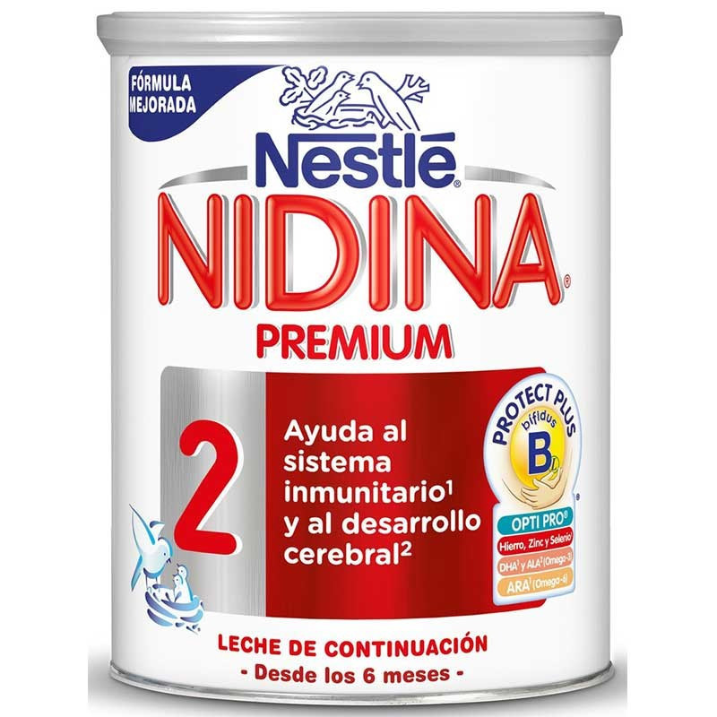 Nidina 2 Premium Leche de Continuación 800gr