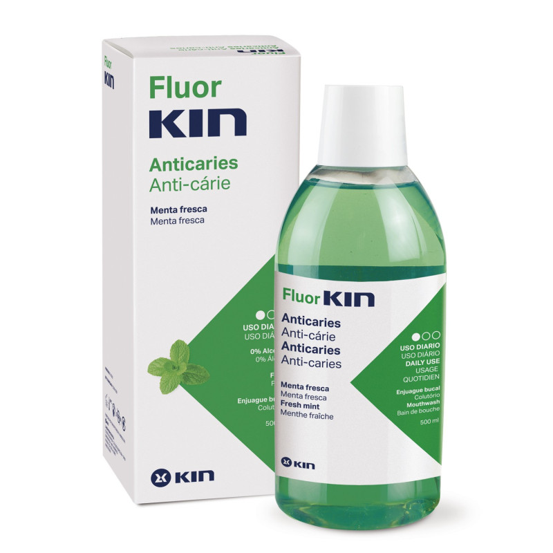 Fluor Kin Anticaries Colutorio Menta 500 ml