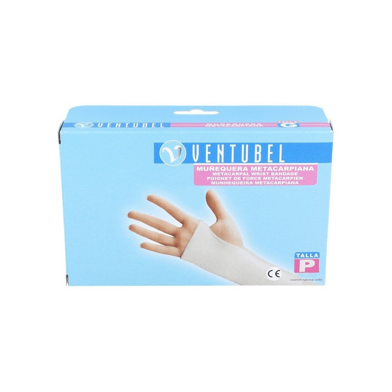 Ventubel Muñequera Metacarpiana Talla P Color Blanco Roto