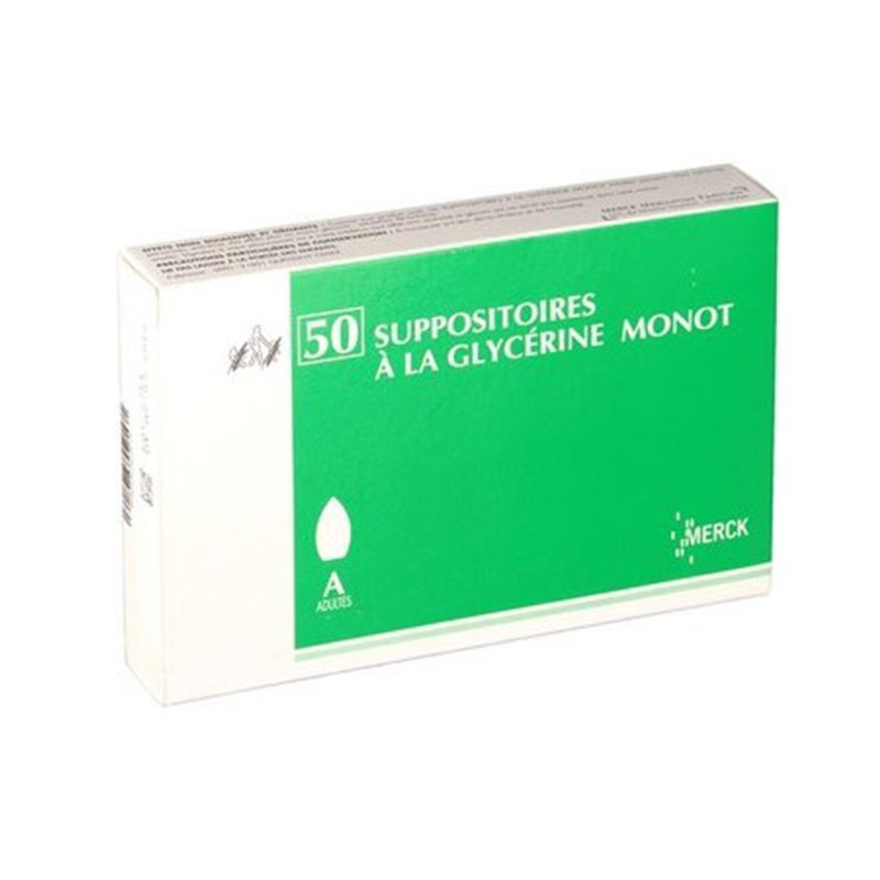 Supositorios de Glicerina Monot 50 unidades