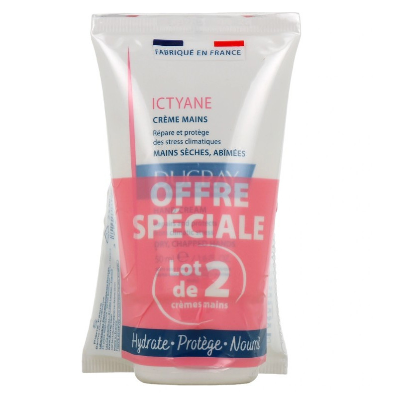 DUCRAY ICTYANE CREMA DE MANOS 2 X 50 ML