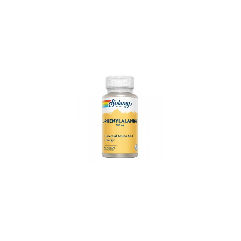 SOLARAY L-PHENYLANINE 500 MG 60 CÁPSULAS